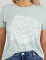 Foxwood Rose Tee - Seafoam