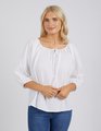 Elm Goldie Blouse - White