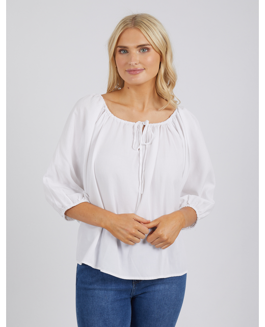 Elm Goldie Blouse - White