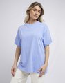 All About Eve Retro Eve Short Sleeve Tee - Blue