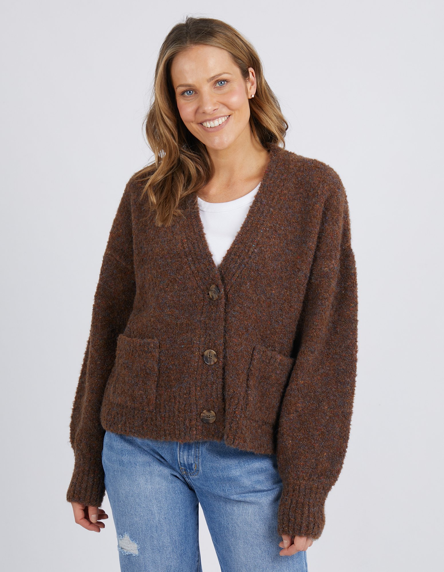 Chocolate on sale cardigan women's