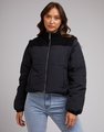 Silent Theory Rally Puffa Jacket - Black