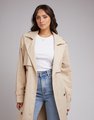 All About Eve Emerson Trench Coat - Tan