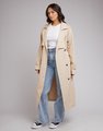 All About Eve Emerson Trench Coat - Tan