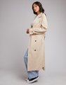 All About Eve Emerson Trench Coat - Tan