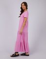 Silent Theory Lola Tiered Dress - Pink