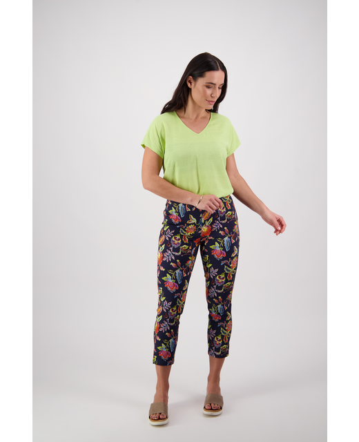 Vassalli Printed 7/8 Pant - Brazil