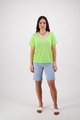 Vassalli V Neck Top - Lime