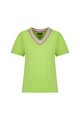 Vassalli V Neck Top - Lime