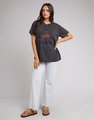 All About Eve Fearless Tee - Washed Black