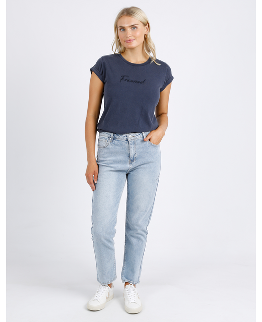 Foxwood Signature Tee - Navy - Women's Clothing - Foxwood S23