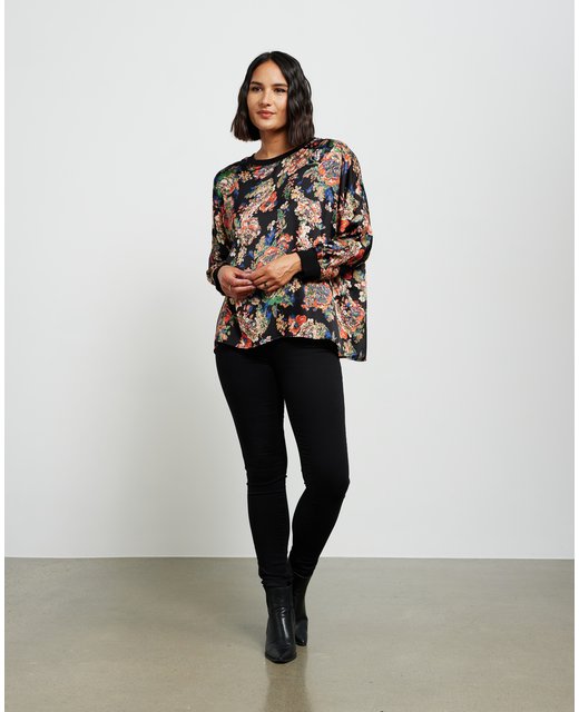 Et Alia Willow Top - Majorca Print