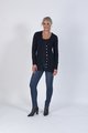 Vassalli Longline Cardigan Merino - Black