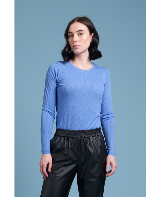 Siren Rib A Little Top - Blue