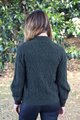 Lothlorian Cabel Bell Sleeve Jumper - Moss