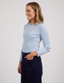 Foxwood Greta Long Sleeve - Pale Blue