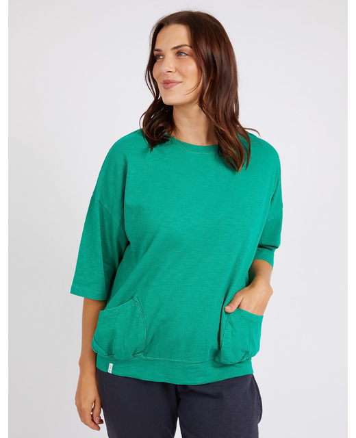 Elm Mazie Sweat - Goodness Green