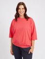 Elm Mazie Sweat - Coral