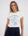 Foxwood Rosette Tee - Vintage White