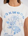 Foxwood Rosette Tee - Vintage White