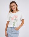 Foxwood Bloom Tee - Vintage White