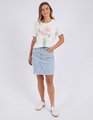 Foxwood Bloom Tee - Vintage White