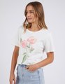 Foxwood Bloom Tee - Vintage White