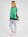 Elm Mazie Colour Block Sweat - GreenBriar