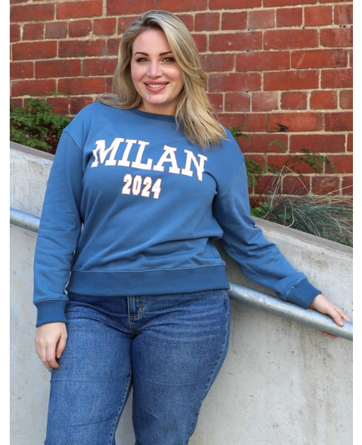 Leoni Milan Sweatshirt - Blue