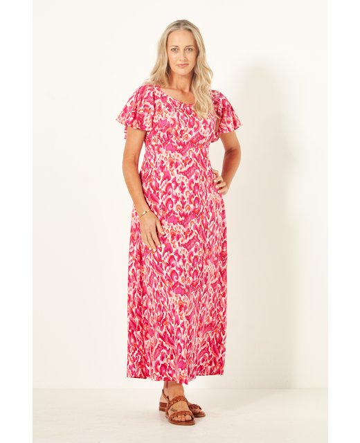 Lemon Tree Sylvia Dress - Berry Print