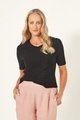 Lemon Tree Clara Top -  Black