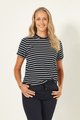 Lemon Tree Mia Top - Navy Stripe