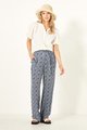 Lemon Tree Martina Pant - Blue Tile Print