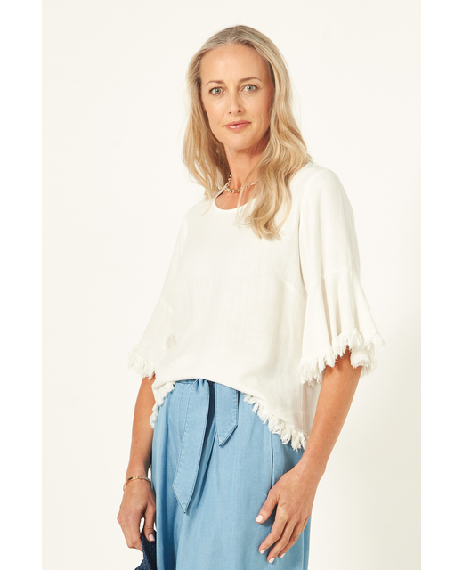 Lemon Tree Lovella Top - Cream