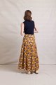 Neris Long Story Skirt - Marigold