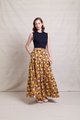 Neris Long Story Skirt - Marigold