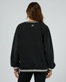 All About Eve Lux Active College Crew Sweater - Black