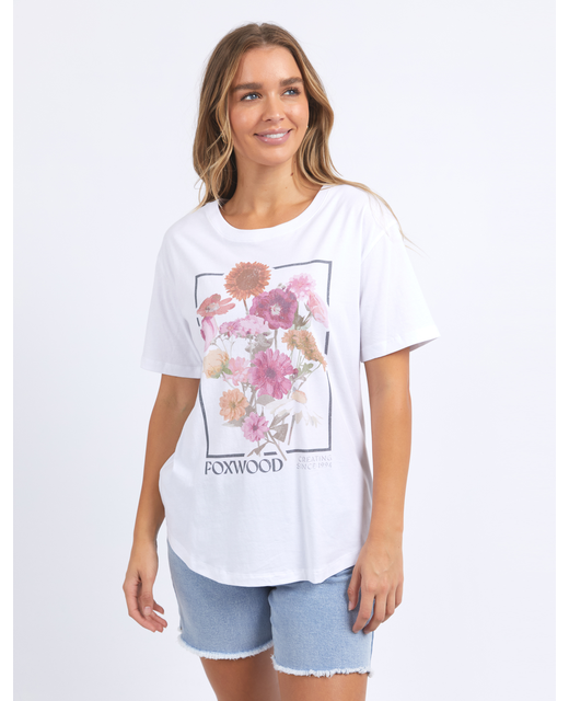 Foxwood In Bloom Tee - White