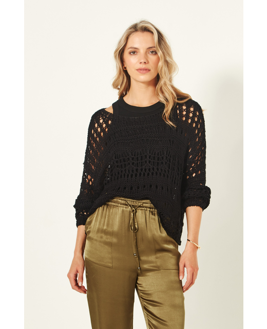 Lemon Tree Ibiza knit - Black