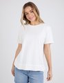 Foxwood Farrah SS Tee - White