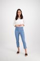 Vassalli Slim Leg 7/8 Length Pant - Ice