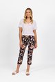 Vassalli Printed Slim Leg Pant - Freya