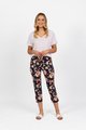 Vassalli Printed Slim Leg Pant - Freya