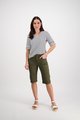 Vassalli Poplin Short - Khaki