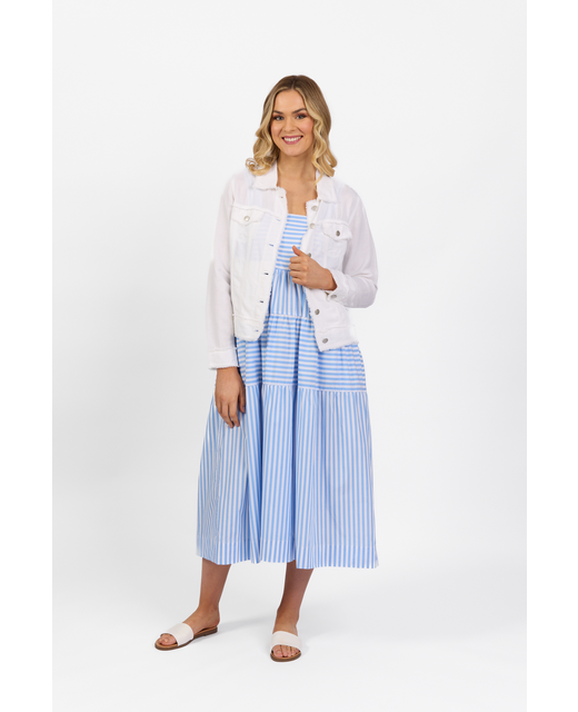 Vassalli Linen Jacket - White