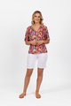 Vassalli Short Sleeve V Neck Top - Rio