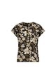 Vassalli Printed Dropped Shoulder Top - Roma