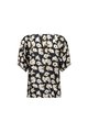 Vassalli Printed V Neck Top - Thea