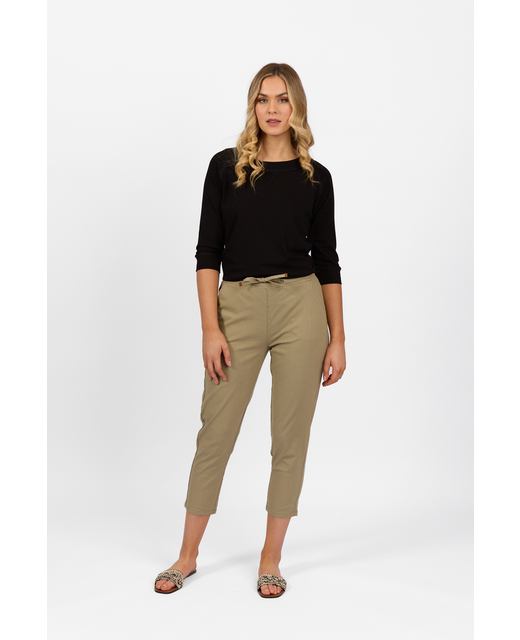 Vassalli Skinny Leg Pant - Sage