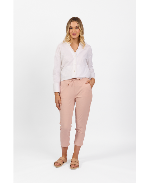 Vassalli Skinny Leg Pant - Soft Pink